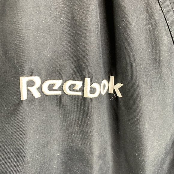 Reebok Mens Full Zip Windbreaker Embroidered "Get Teed Off At O.U."  Black Sz M - Picture 3 of 11